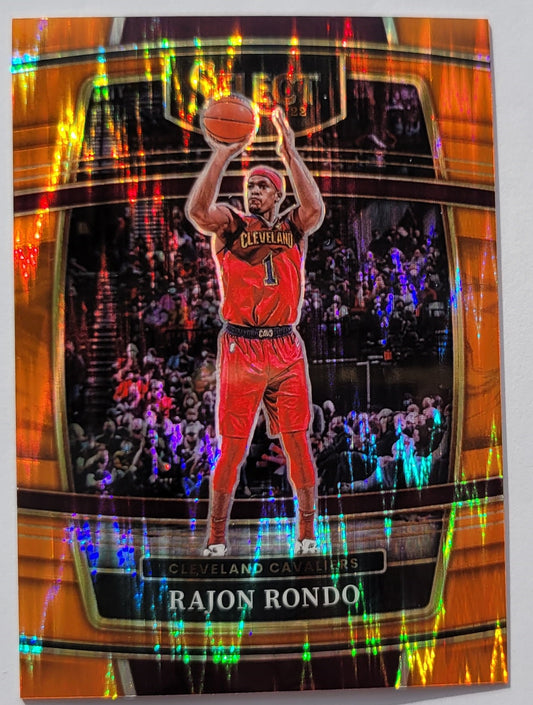 Rajon Rondo - 2021-22 Select Prizms Orange Flash #34