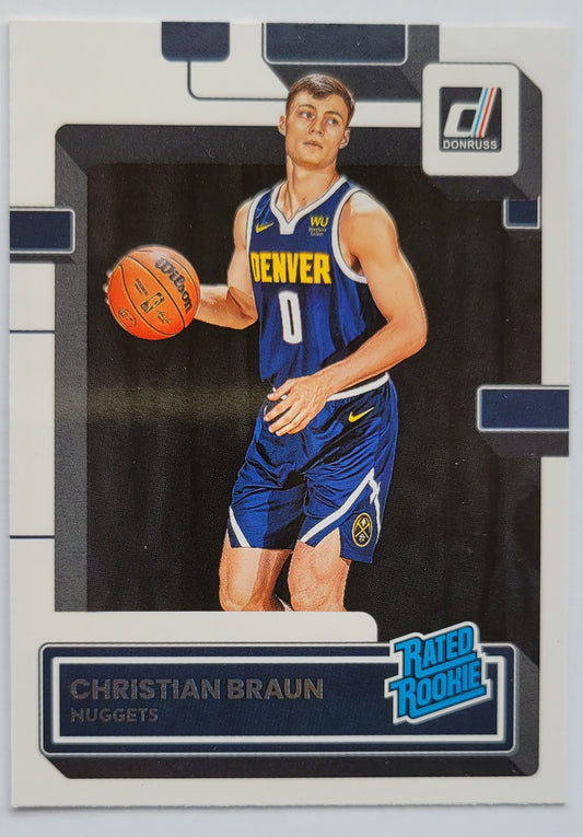 Christian Braun - 2022-23 Donruss #221 RR RC