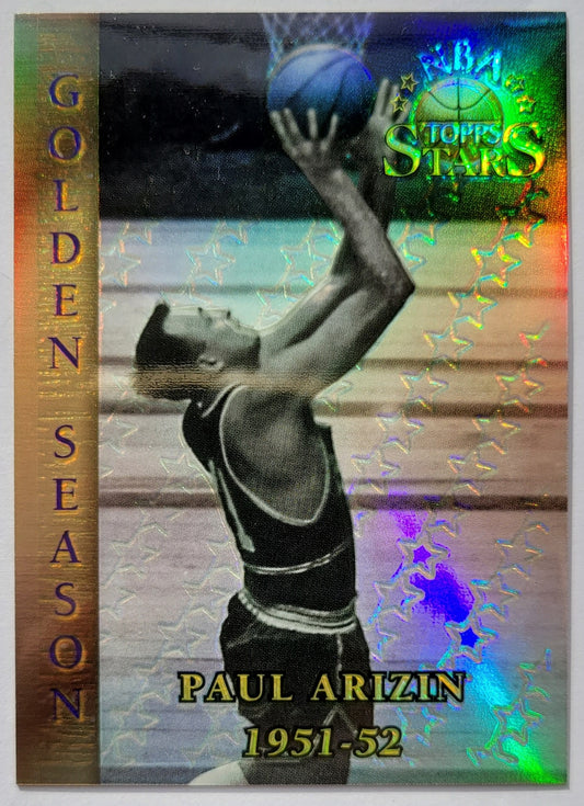 Paul Arizin - 1996 Topps Stars Finest Refractors #53 GS