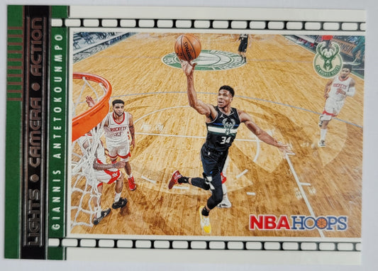 Giannis Antetokounmpo - 2021-22 Hoops Lights Camera Action #15