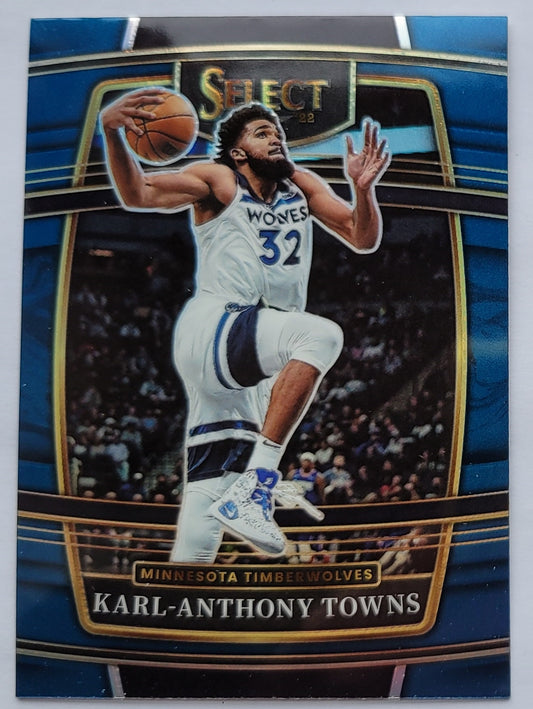 Karl-Anthony Towns - 2021-22 Select Prizms Blue #10