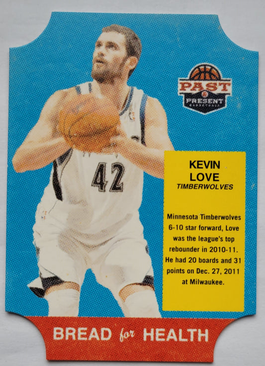 Kevin Love - 2011-12 Panini Past and Present Bread for Health #35