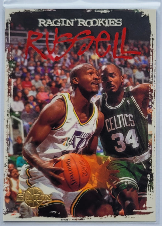 Bryon Russell - 1994-95 SkyBox Premium Ragin' Rookies #RR23