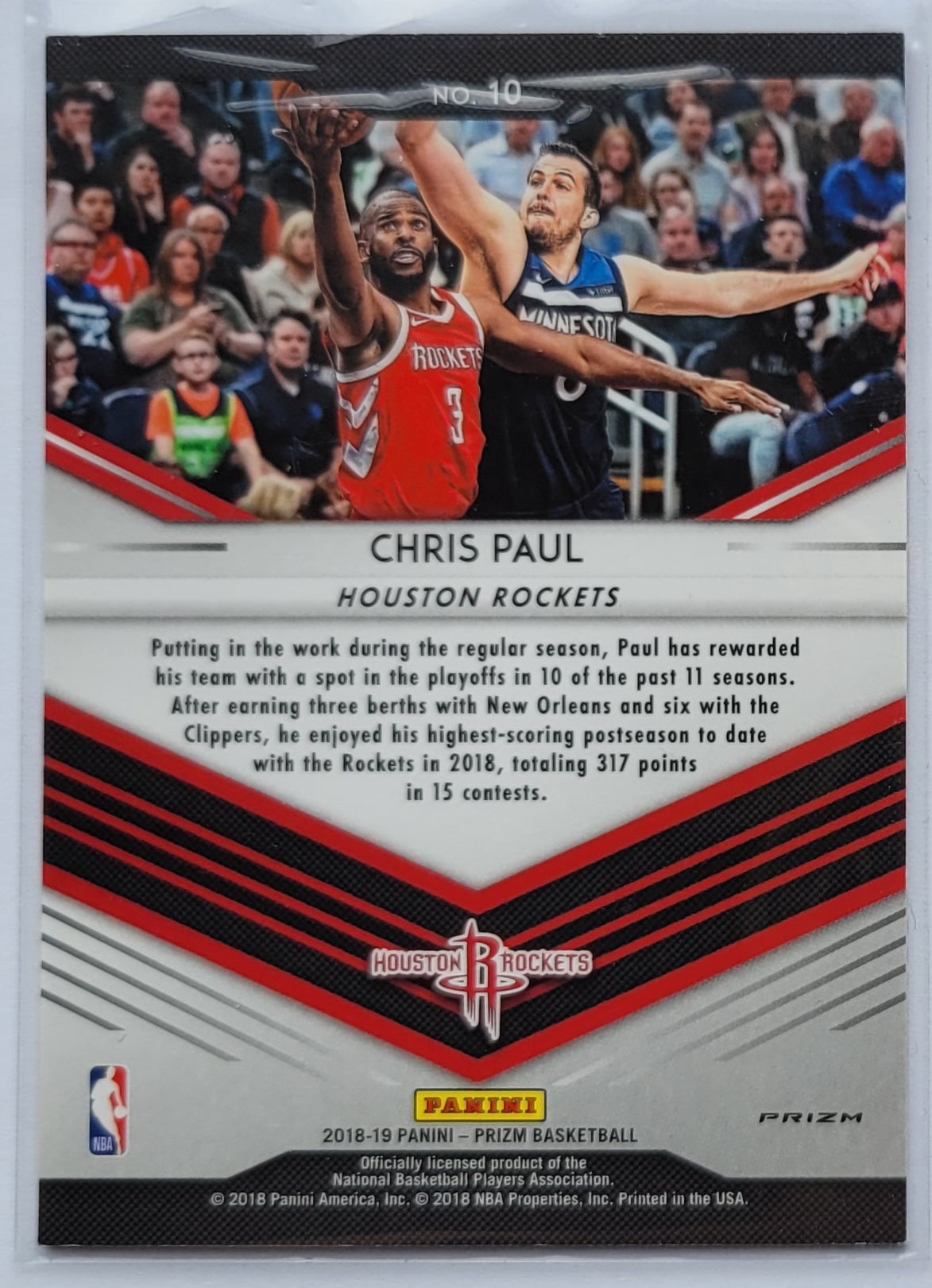 Chris Paul - 2018-19 Panini Prizm Go Hard or Go Home Prizms Silver #10
