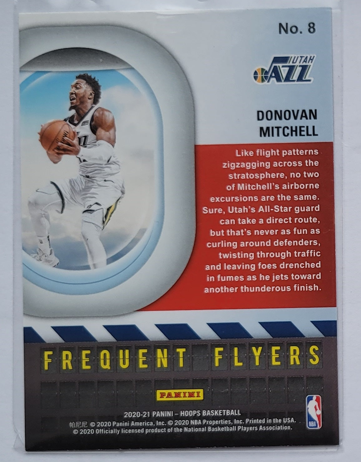 Donovan Mitchell - 2020-21 Hoops Frequent Flyers #8