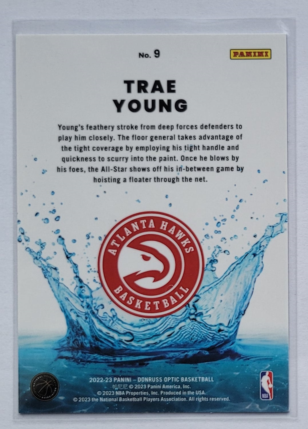 Trae Young - 2022-23 Donruss Optic Splash! #9
