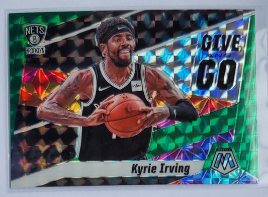 Kyrie Irving - 2019-20 Panini Mosaic Give and Go Mosaic Green #1