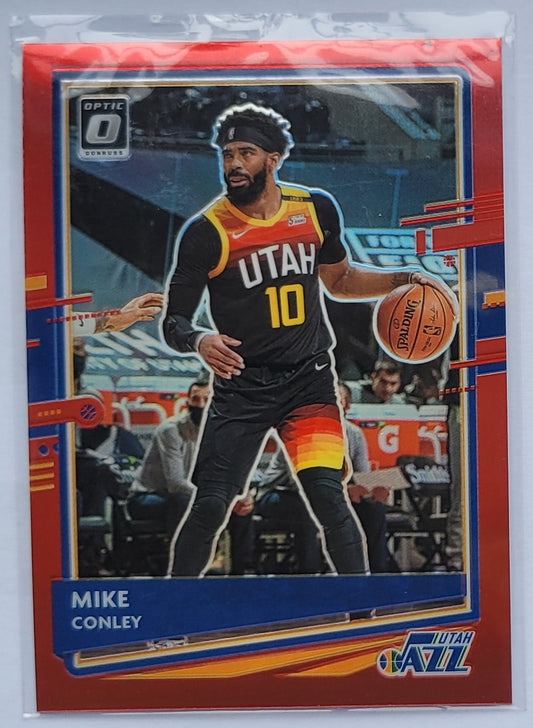 Mike Conley - 2020-21 Donruss Optic Red #123 - 50/99