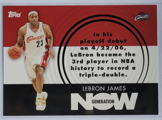LeBron James - 2007-08 Topps Generation Now #GN1