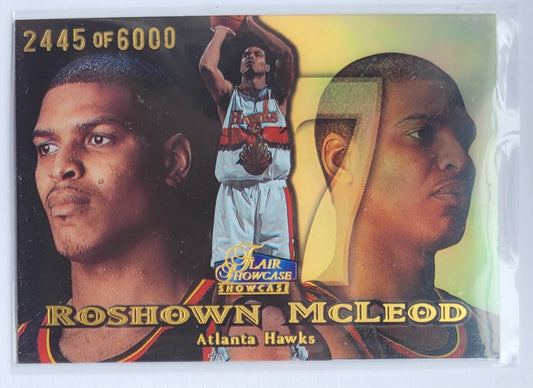 Roshown McLeod - 1998-99 Flair Showcase Row 1 #74 - 2445/6000
