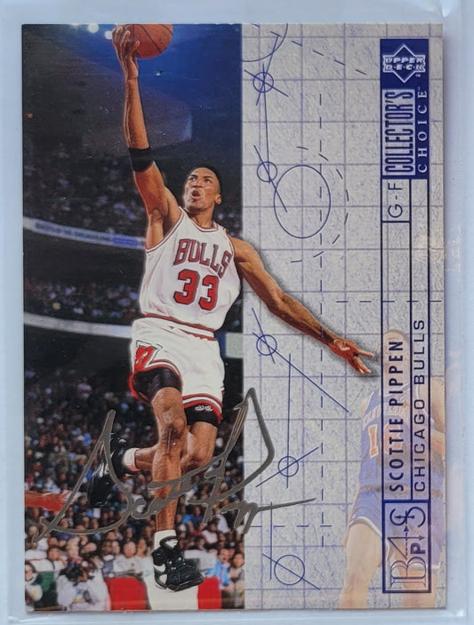 Scottie Pippen  - 1994-95 Collector's Choice Silver Signature #375 BP