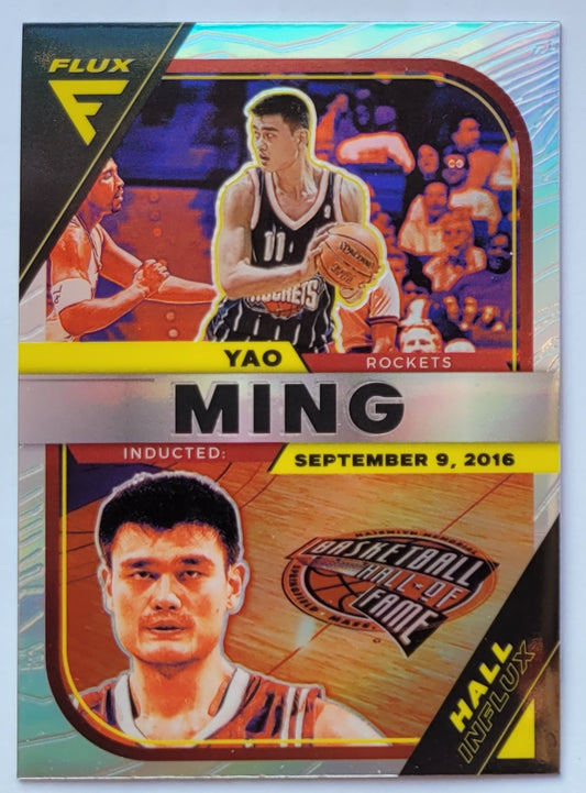 Yao Ming - 2022-23 Panini Flux Hall Influx Silver #10