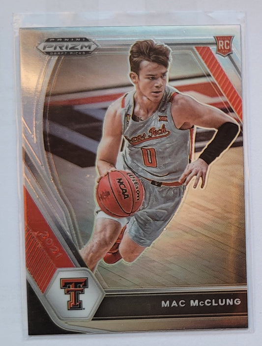 Mac McClung - 2021-22 Panini Prizm Draft Picks Prizms Silver #39 RC