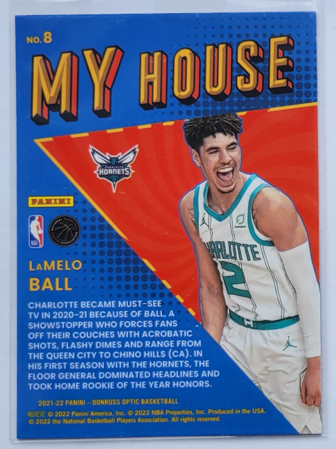 LaMelo Ball - 2021-22 Donruss Optic My House #8