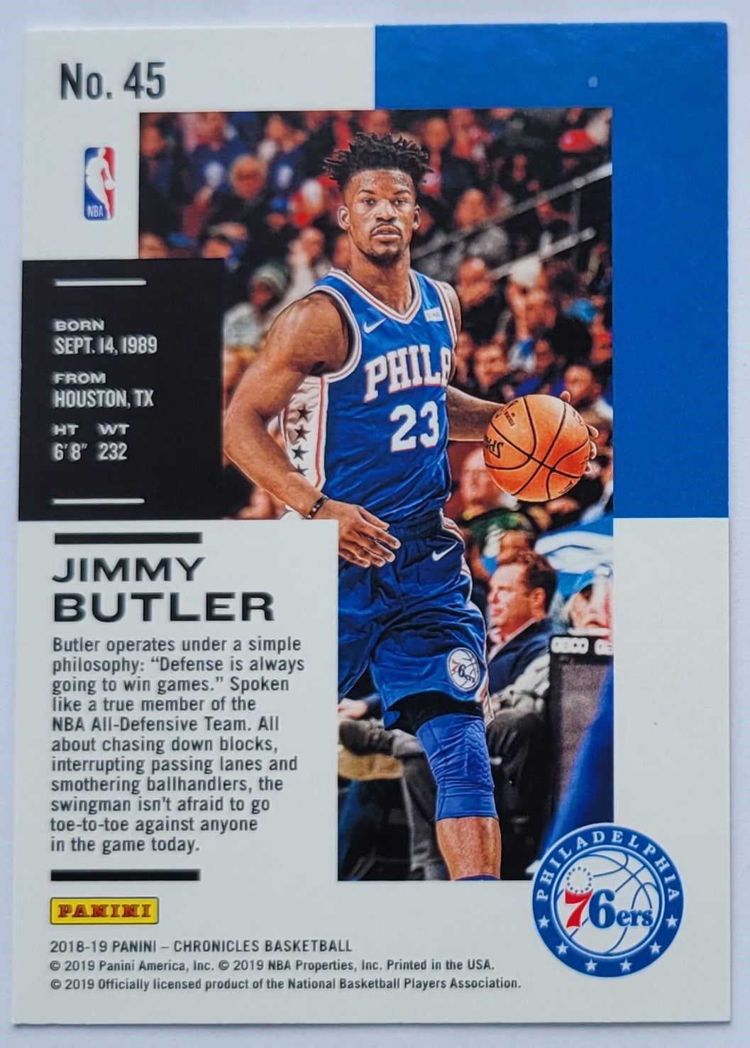 Jimmy Butler - 2018-19 Panini Chronicles Pink #45
