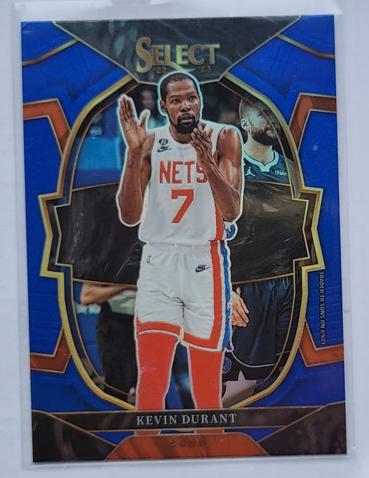 Kevin Durant - 2022-23 Select Prizms Blue #37