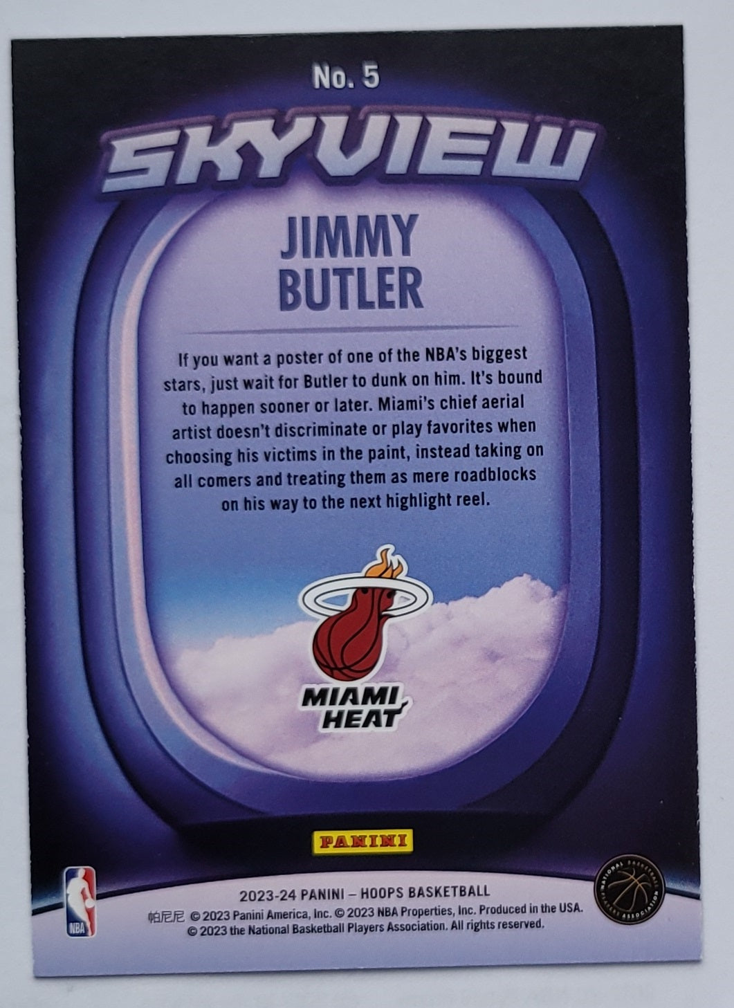 Jimmy Butler - 2023-24 Hoops Skyview #5