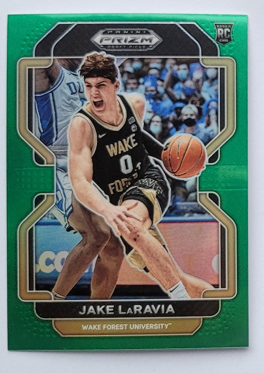 Jake LaRavia - 2022-23 Panini Prizm Draft Picks Prizms Green #87 RC