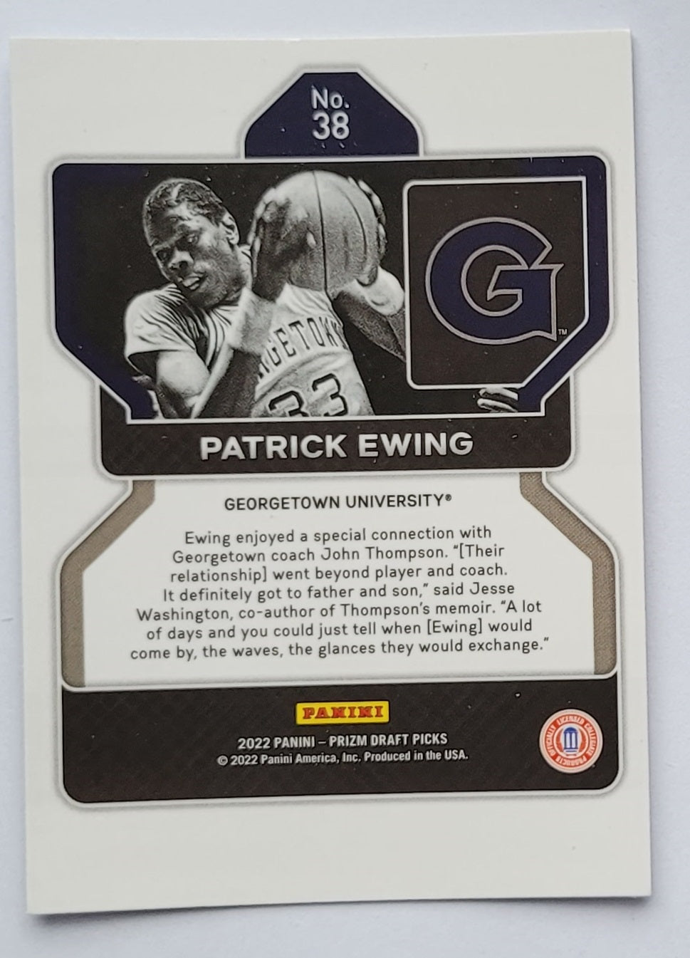 Patrick Ewing - 2022-23 Panini Prizm Draft Picks #38