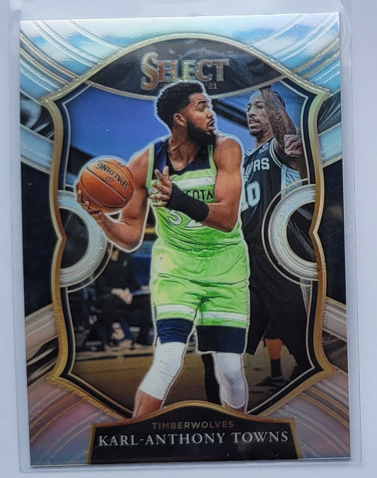 Karl-Anthony Towns - 2020-21 Select Prizms Silver #36