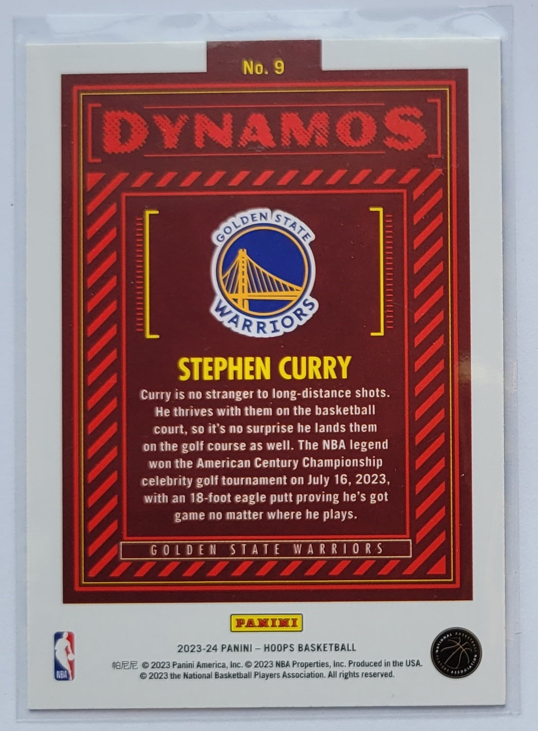 Stephen Curry - 2023-24 Hoops Dynamos #9