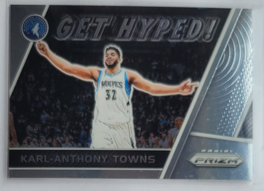 Karl-Anthony Towns - 2017-18 Panini Prizm Get Hyped! #GH-KT
