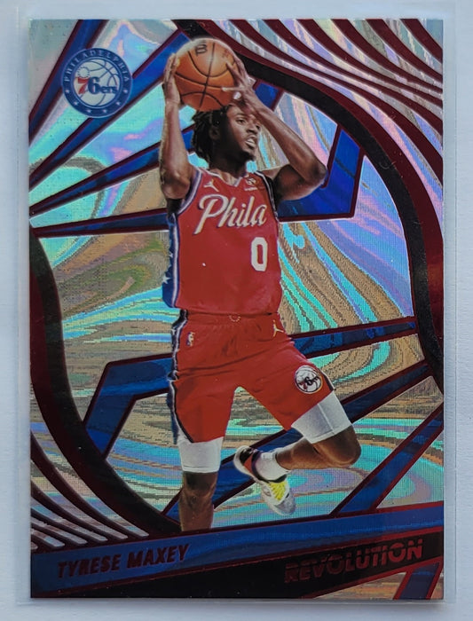 Tyrese Maxey - 2021-22 Panini Revolution Asia Red #58