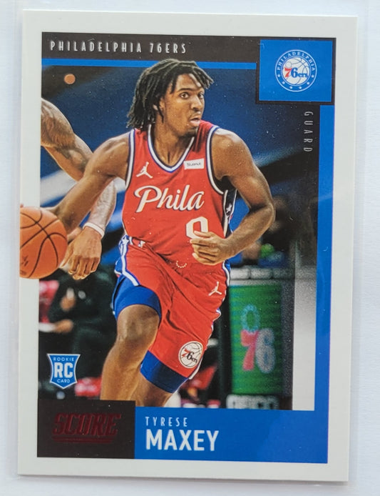 Tyrese Maxey - 2020-21 Panini Chronicles Red #603 Score RC