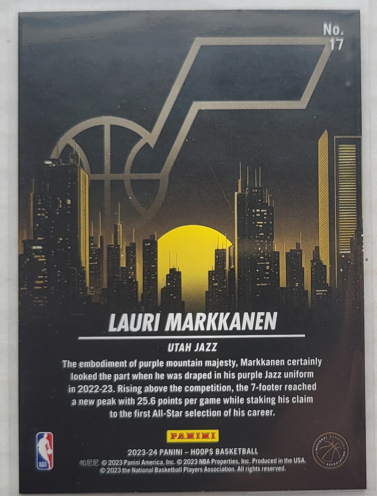 Lauri Markkanen - 2023-24 Hoops City Edition #17
