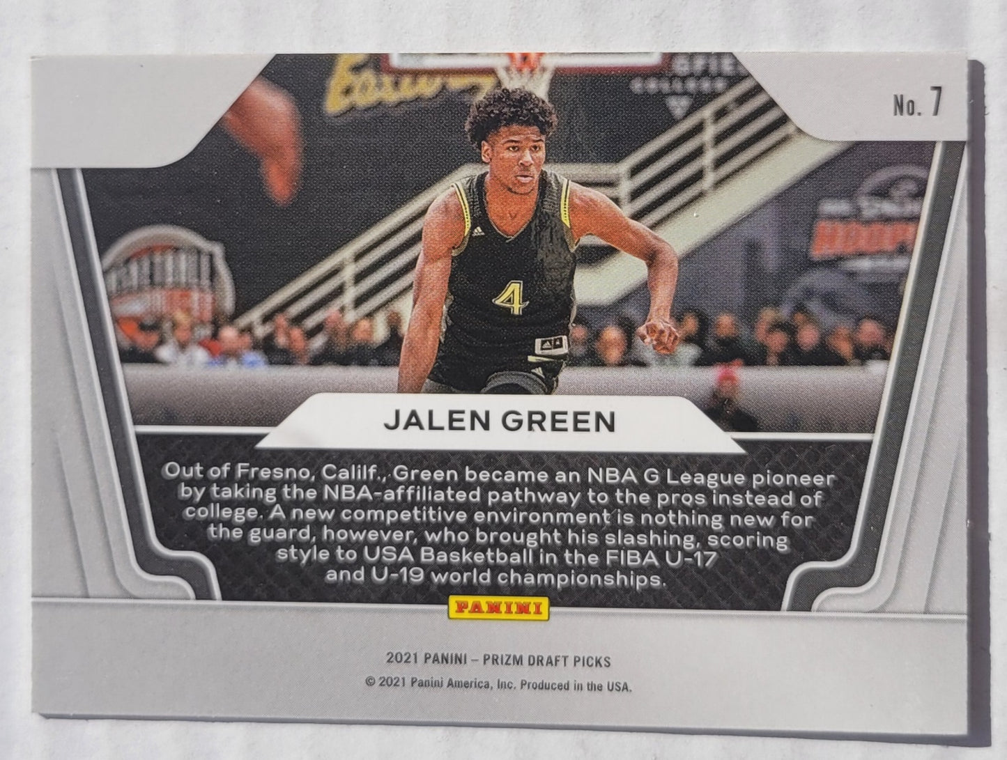Jalen Green - 2021-22 Panini Prizm Draft Picks Widescreen #7