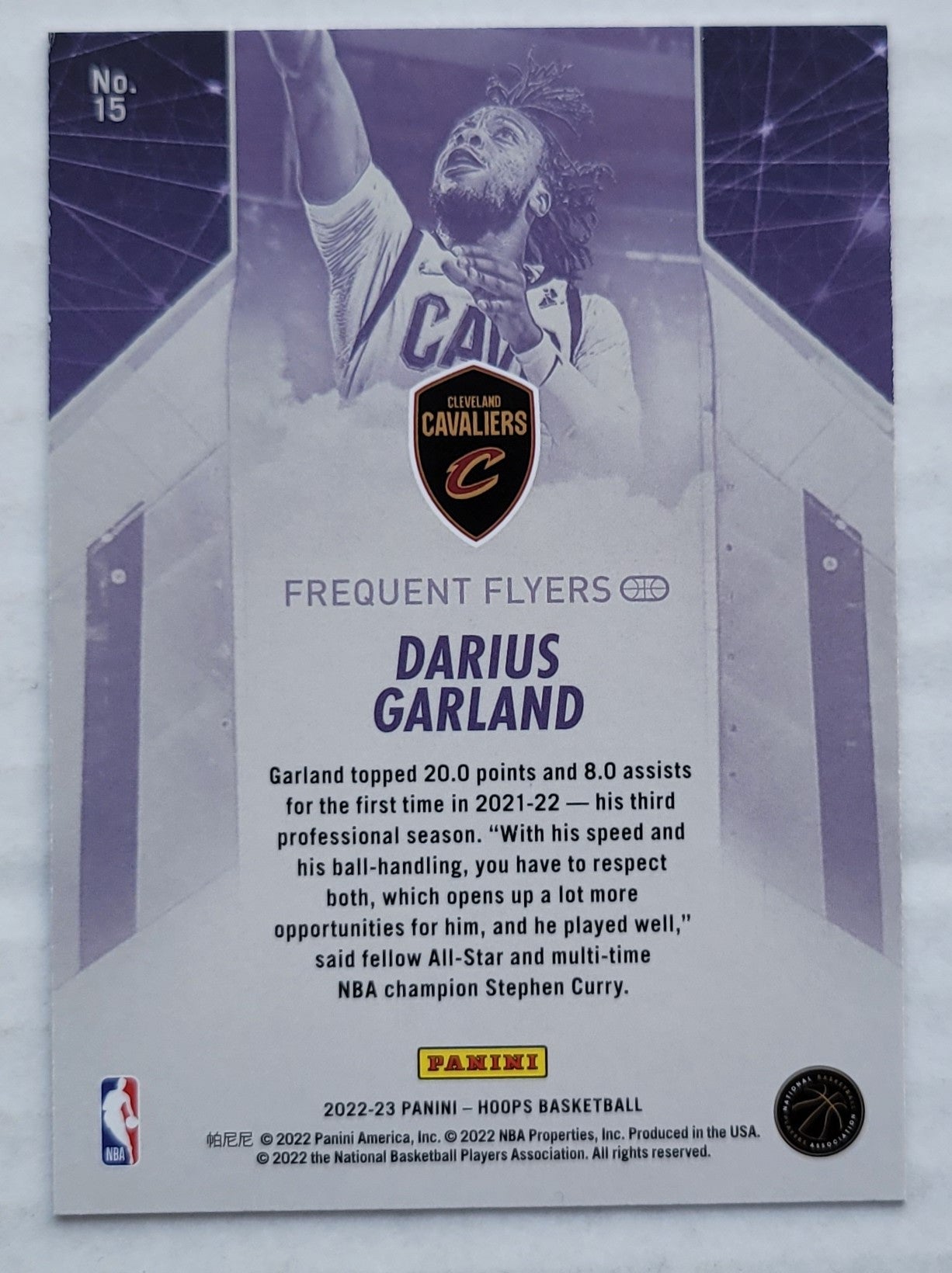 Darius Garland - 2022-23 Hoops Frequent Flyers #15