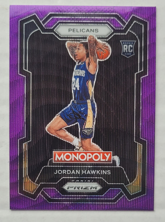 Jordan Hawkins - 2023-24 Panini Prizm Monopoly Purple #56 RC