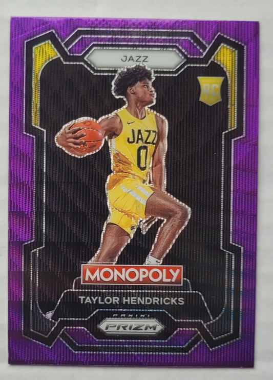 Taylor Hendricks - 2023-24 Panini Prizm Monopoly Purple #86 RC