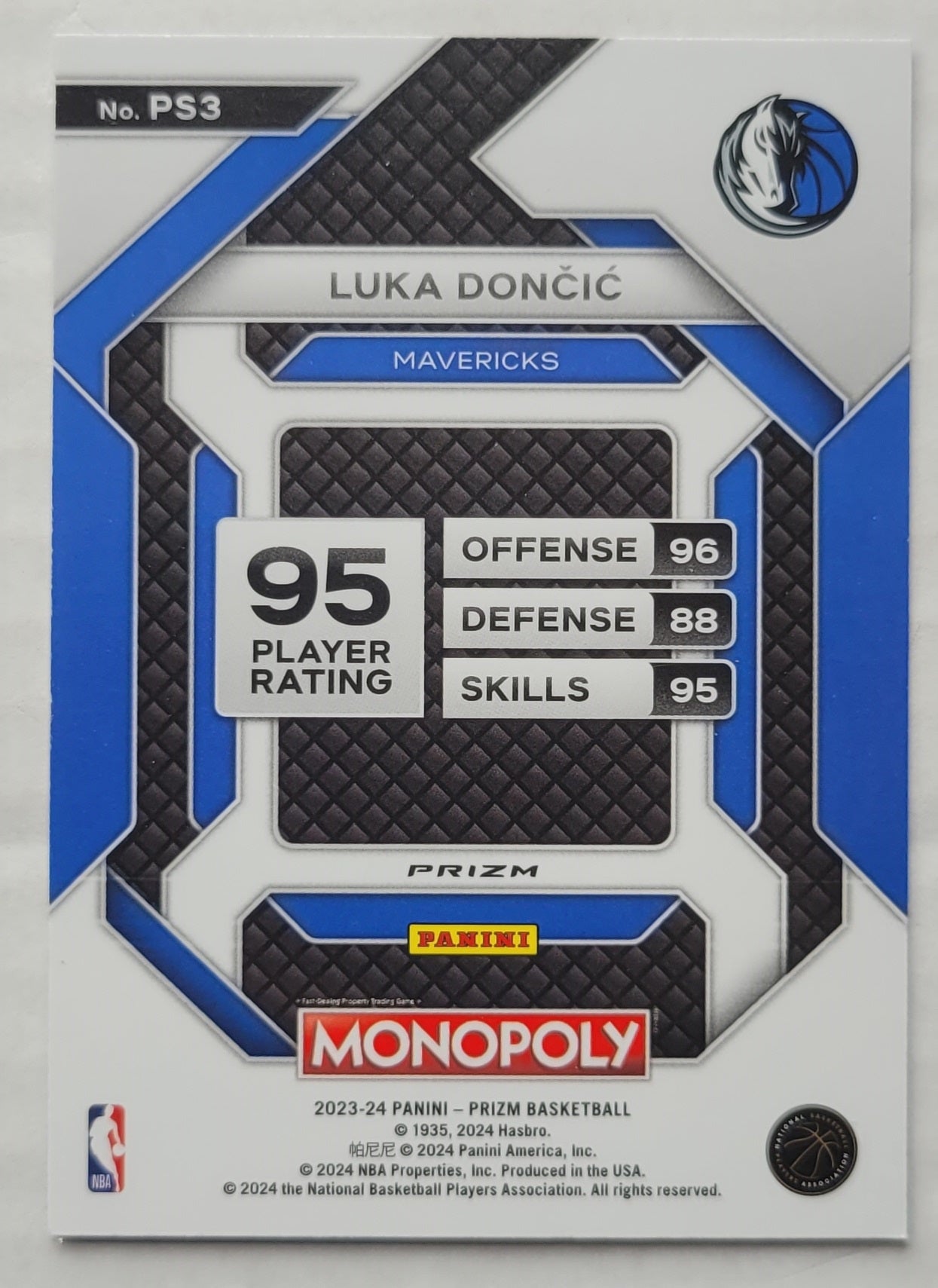 Luka Doncic - 2023-24 Panini Prizm Monopoly All-Star Purple #PS3