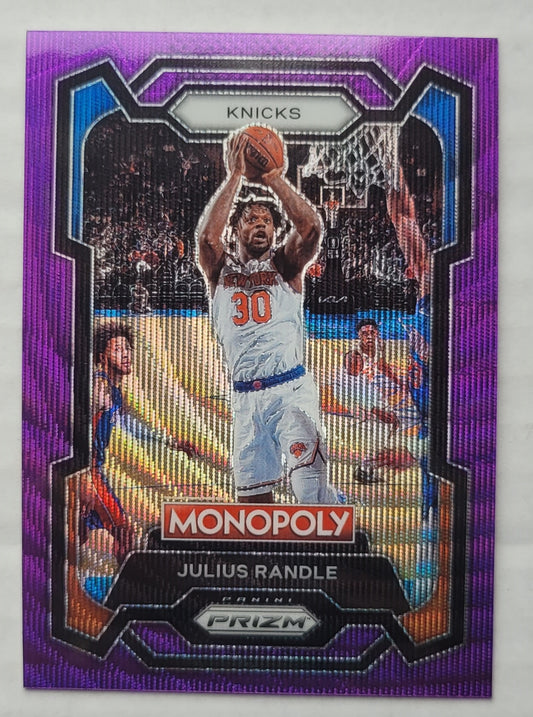 Julius Randle - 2023-24 Panini Prizm Monopoly Purple #58
