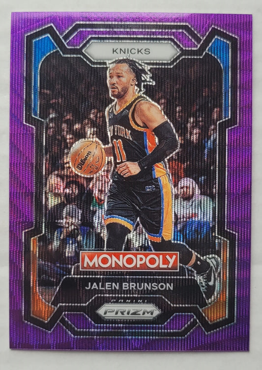 Jalen Brunson - 2023-24 Panini Prizm Monopoly Purple #59