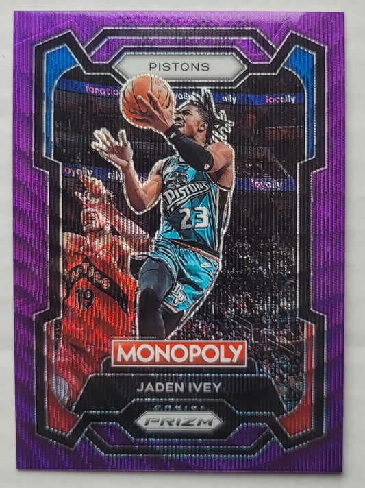 Jaden Ivey - 2023-24 Panini Prizm Monopoly Purple #26