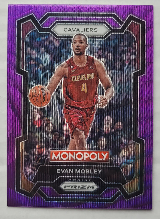 Evan Mobley - 2023-24 Panini Prizm Monopoly Purple #20