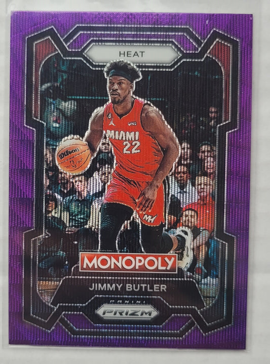 Jimmy Butler - 2023-24 Panini Prizm Monopoly Purple #46