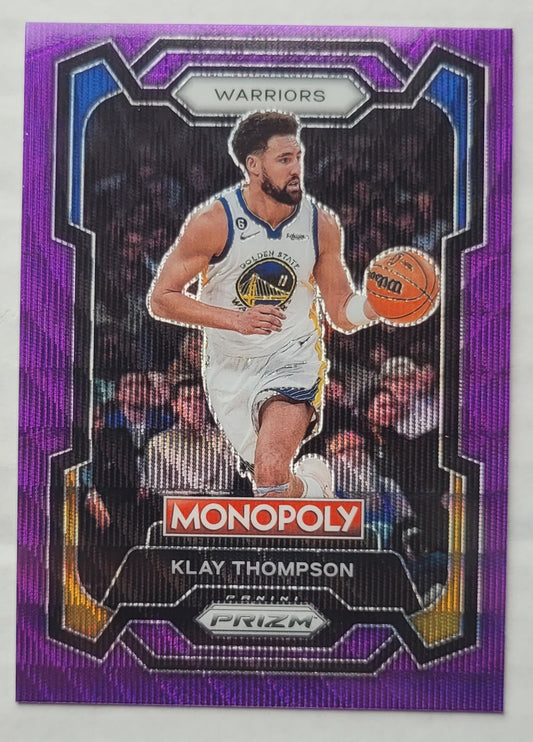 Klay Thompson - 2023-24 Panini Prizm Monopoly Purple #29