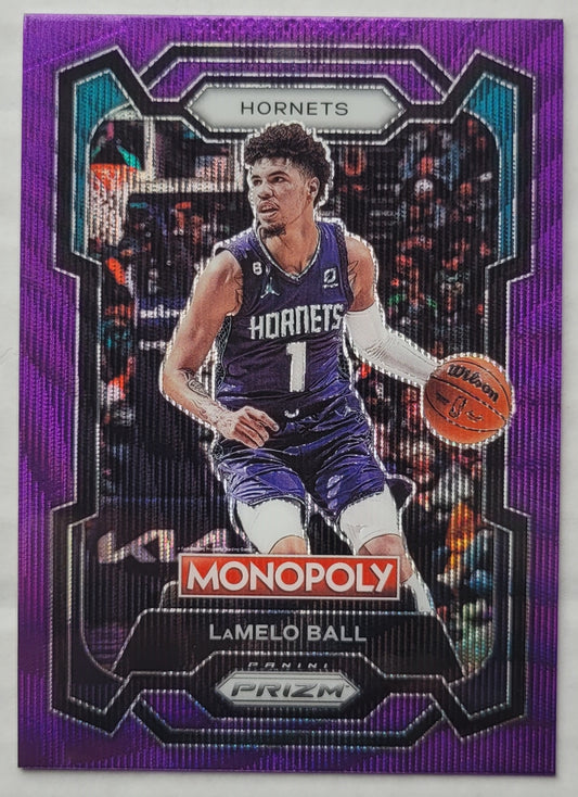 LaMelo Ball - 2023-24 Panini Prizm Monopoly Purple #13