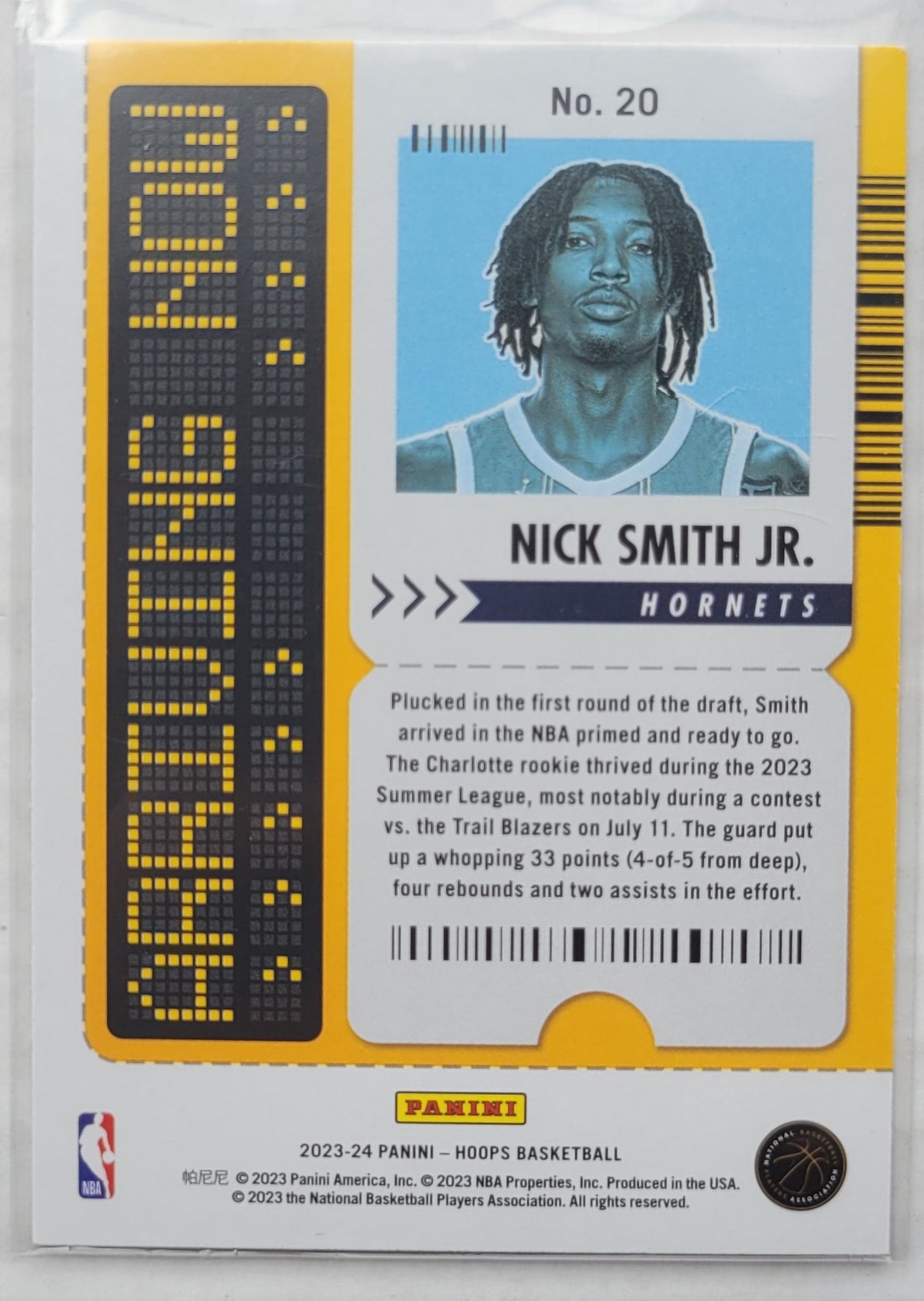 Nick Smith Jr. - 2023-24 Hoops Arriving Now Winter #20
