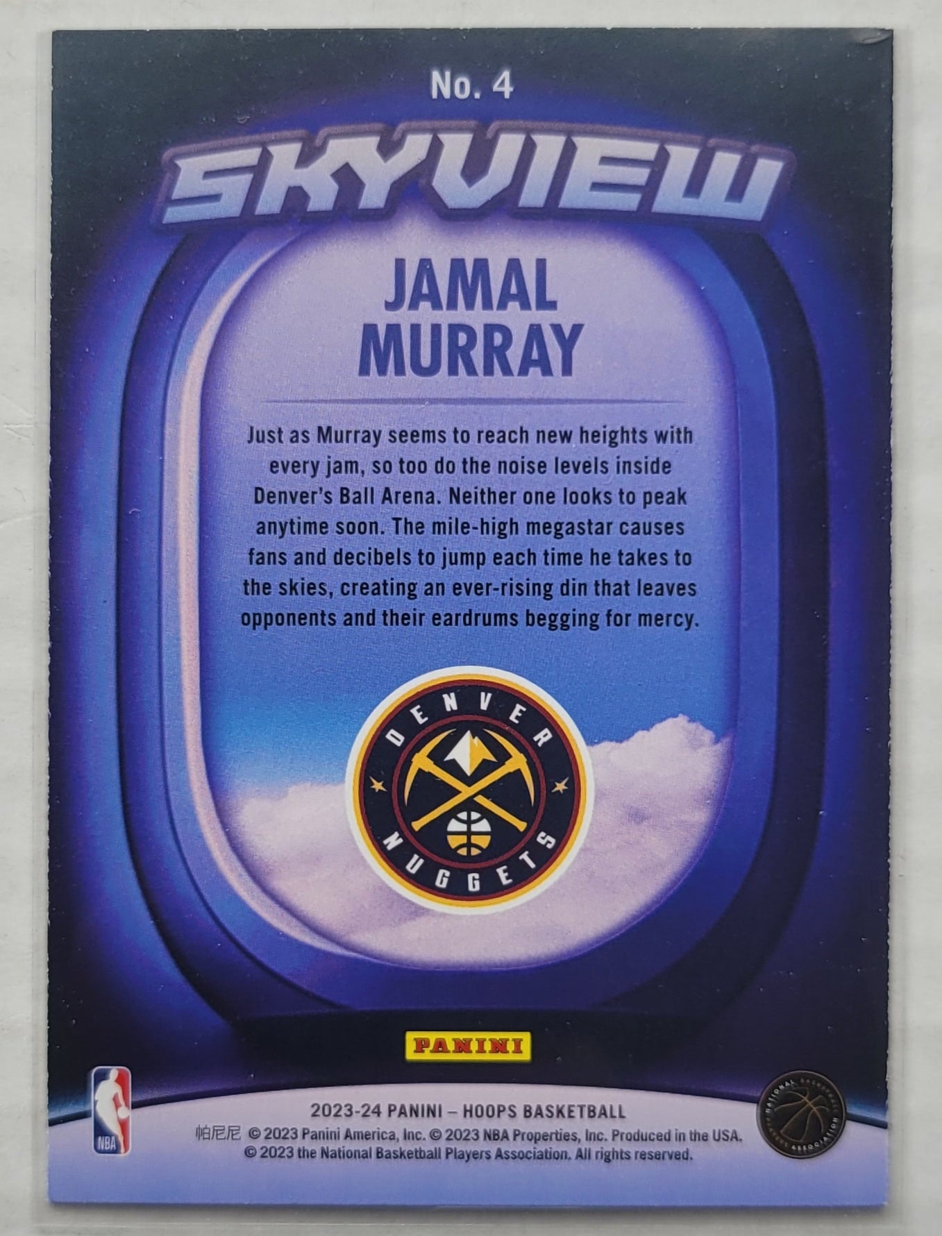 Jamal Murray - 2023-24 Hoops Skyview #4