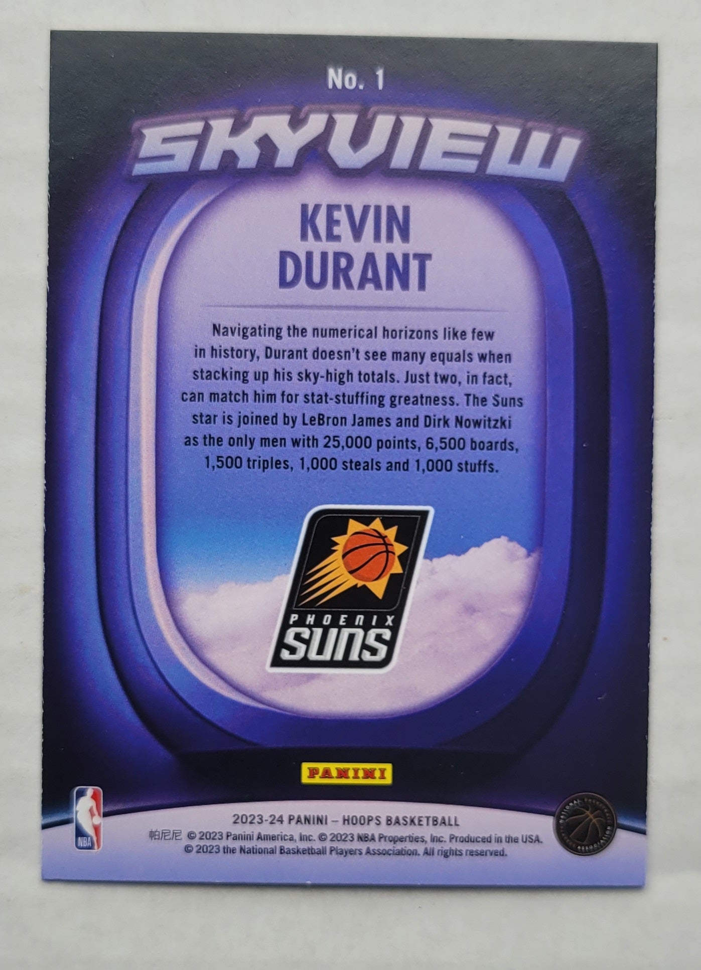 Kevin Durant - 2023-24 Hoops Skyview #1