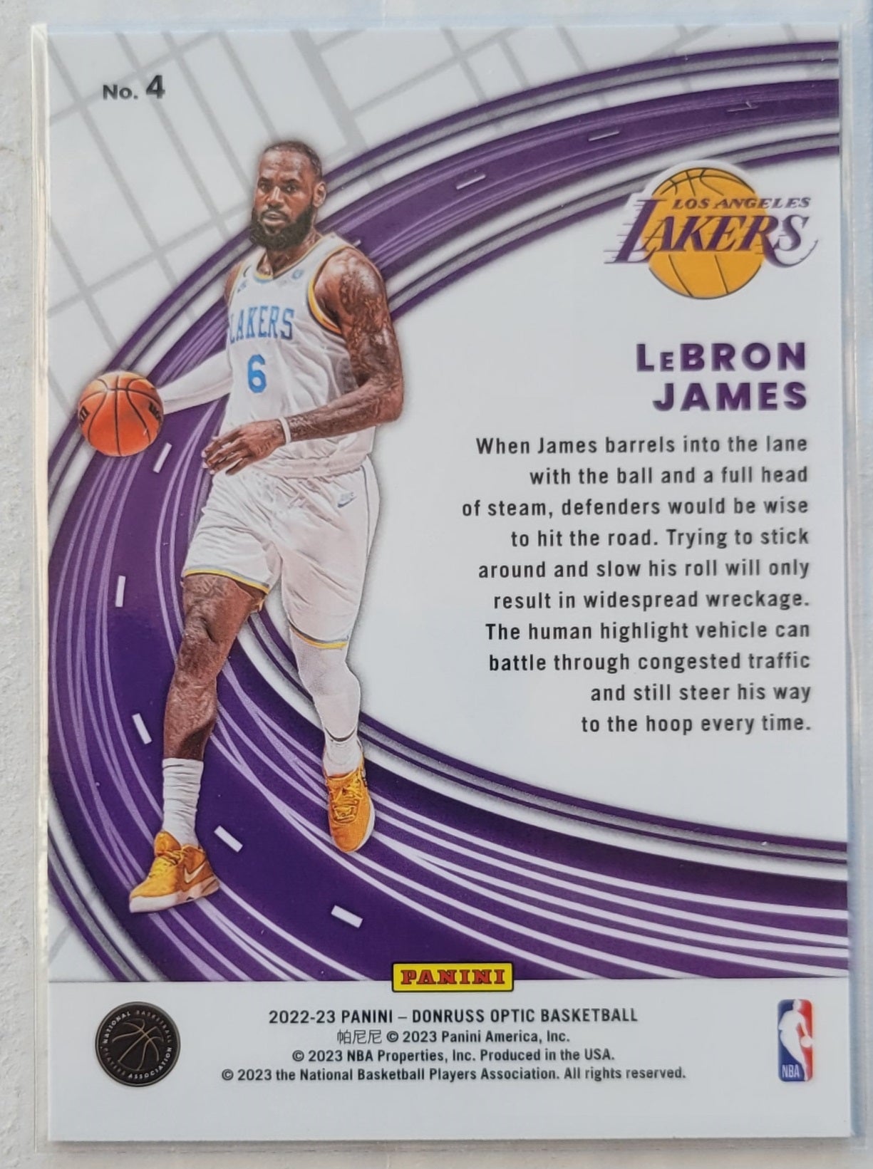 LeBron James - 2022-23 Donruss Optic Express Lane #4