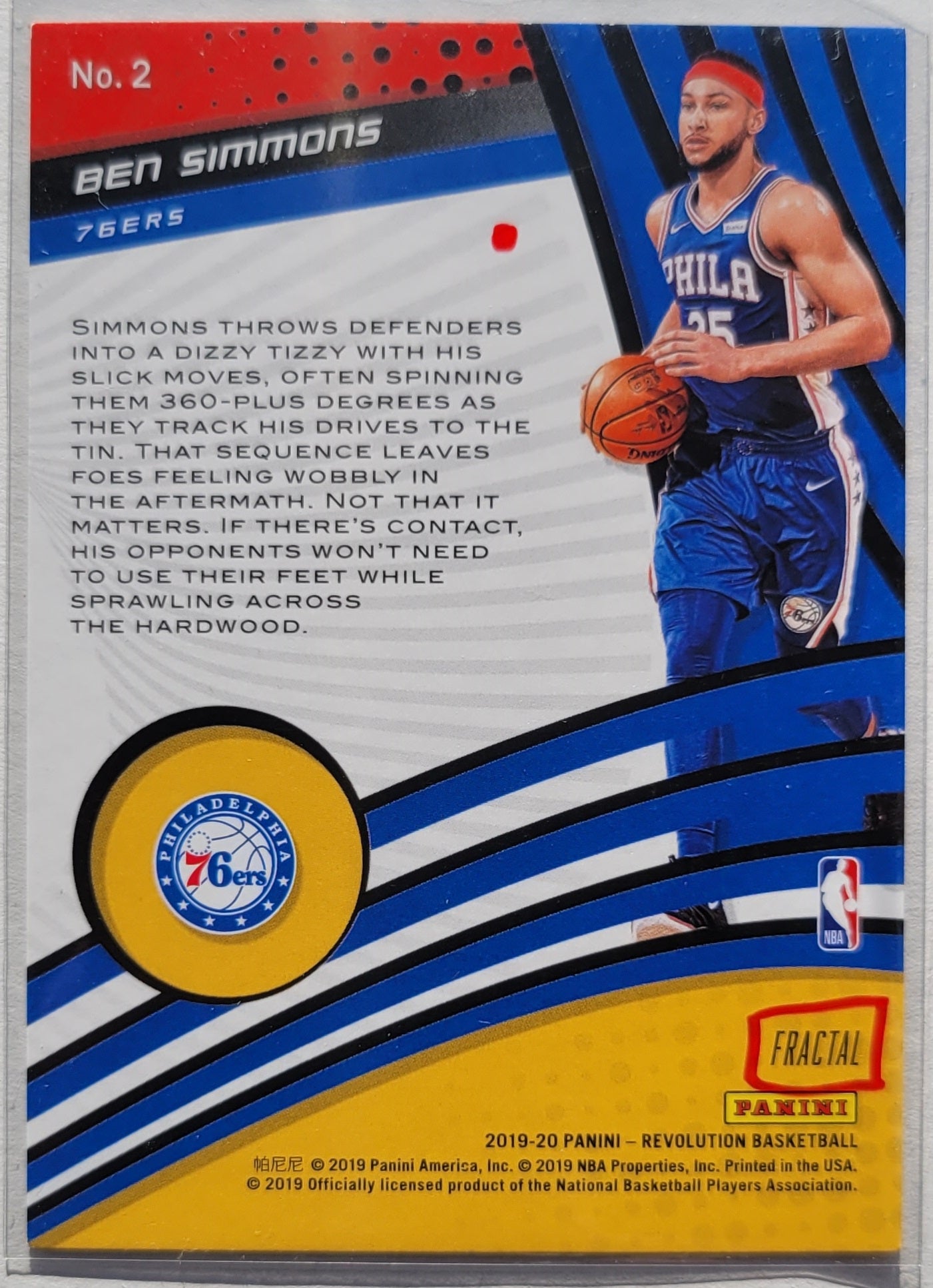 Ben Simmons - 2019-20 Panini Revolution Vortex Fractal #2