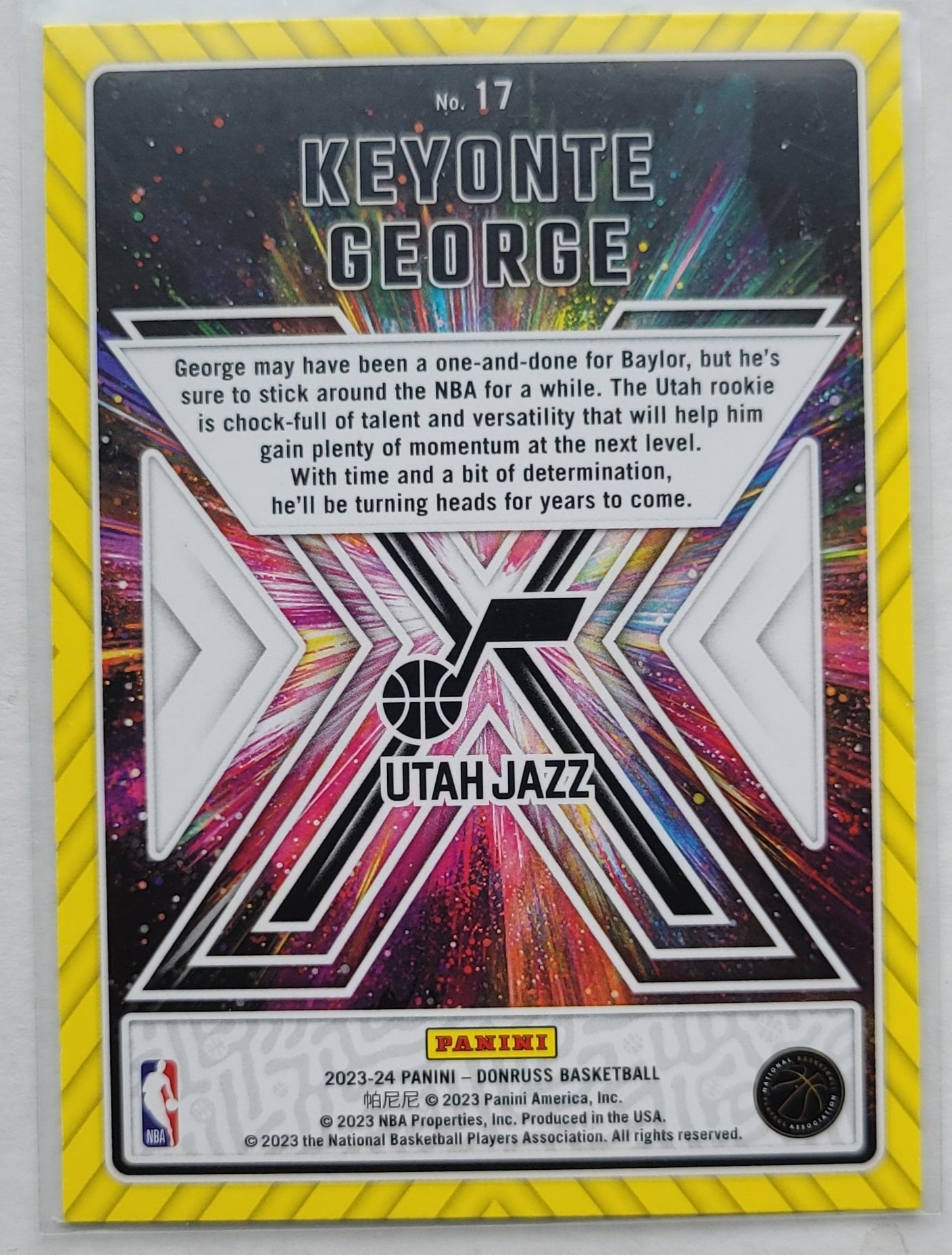 Keyonte George - 2023-24 Donruss Great X-Pectations #17