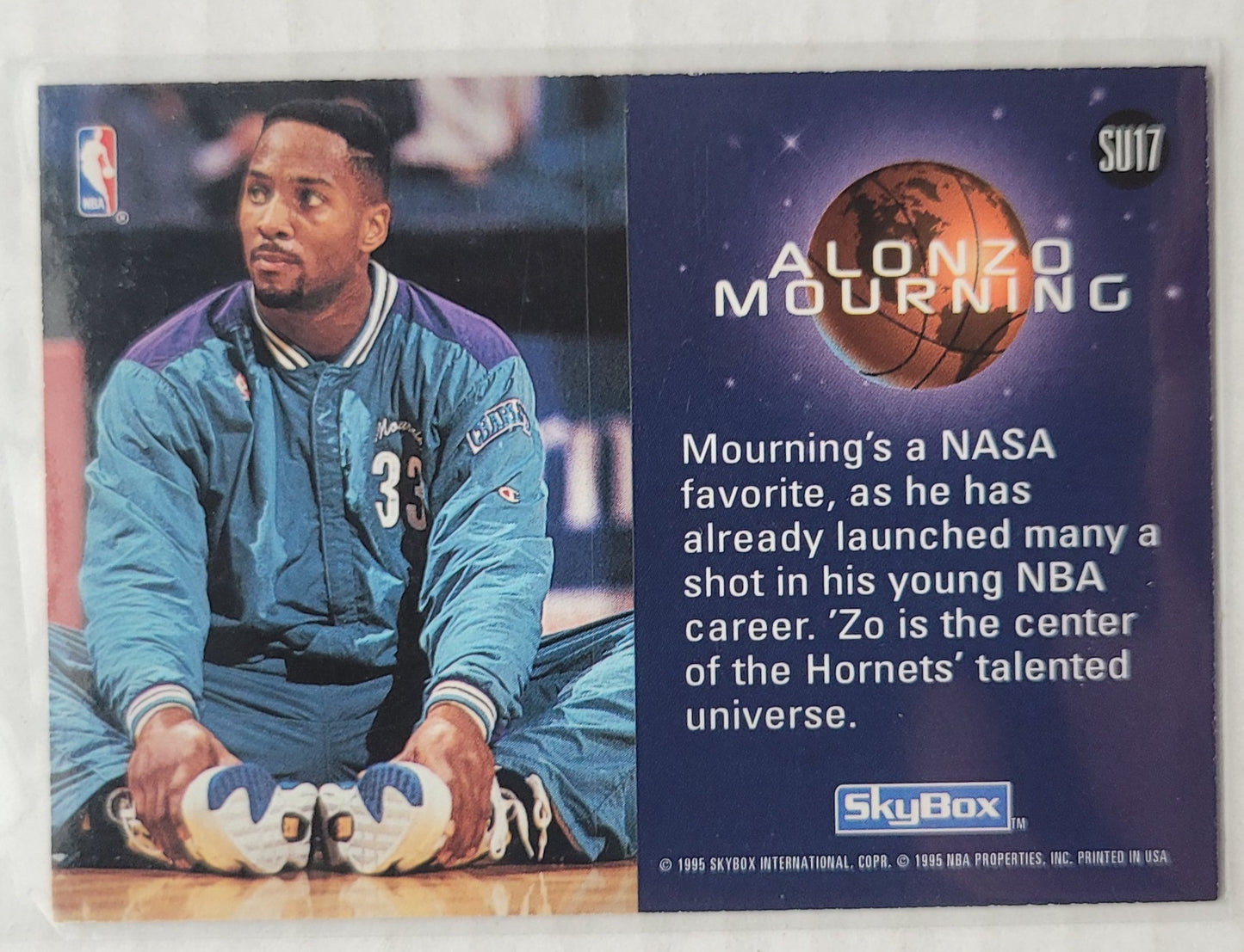 Alonzo Mourning - 1994-95 SkyBox Premium Slammin' Universe #SU17