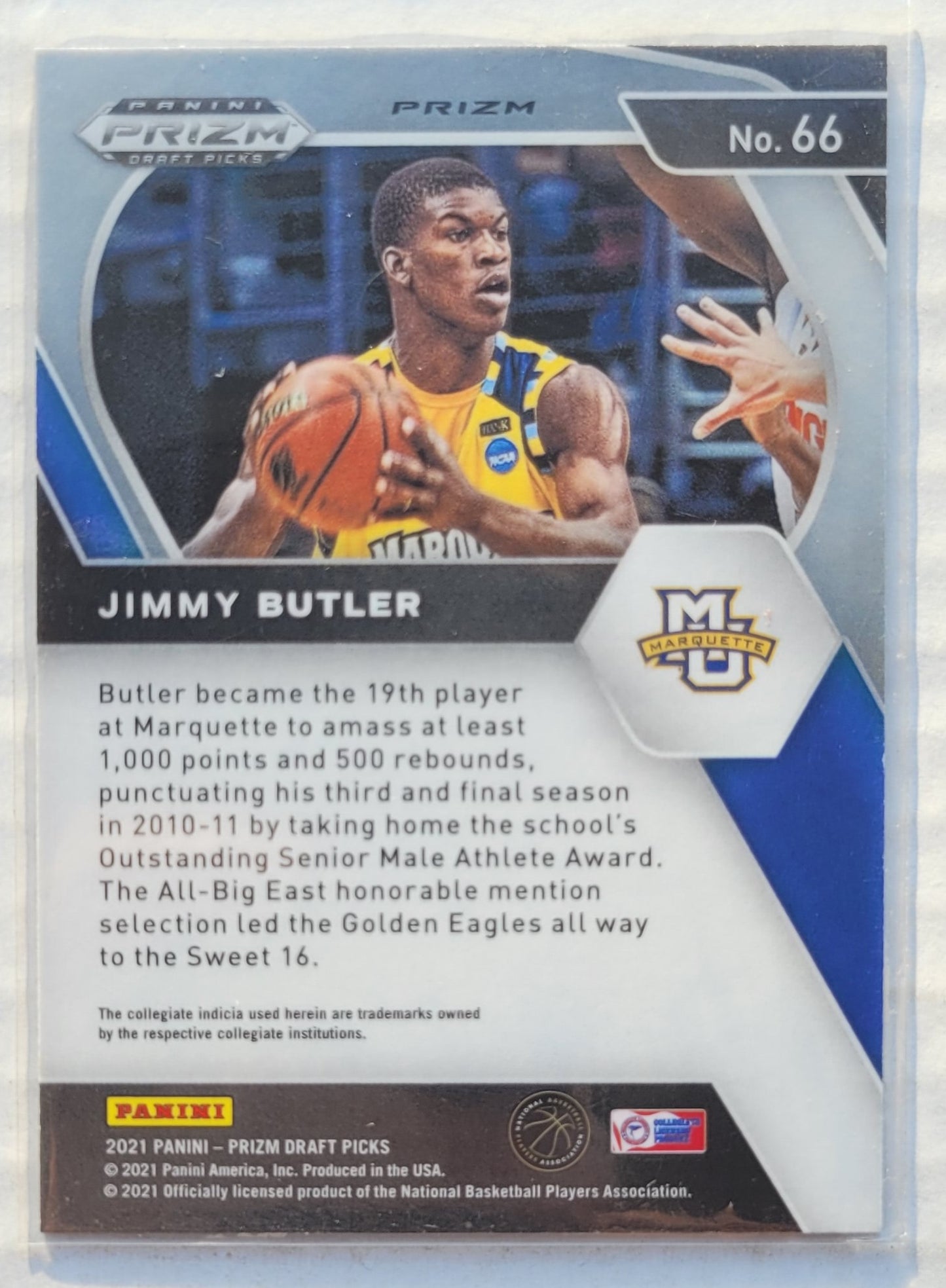 Jimmy Butler - 2021-22 Panini Prizm Draft Picks Prizms Red Ice #66