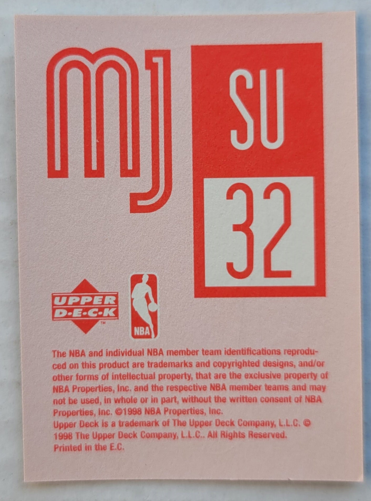 Michael Jordan - 1998 Upper Deck MJ Sticker Collection Stickers #32